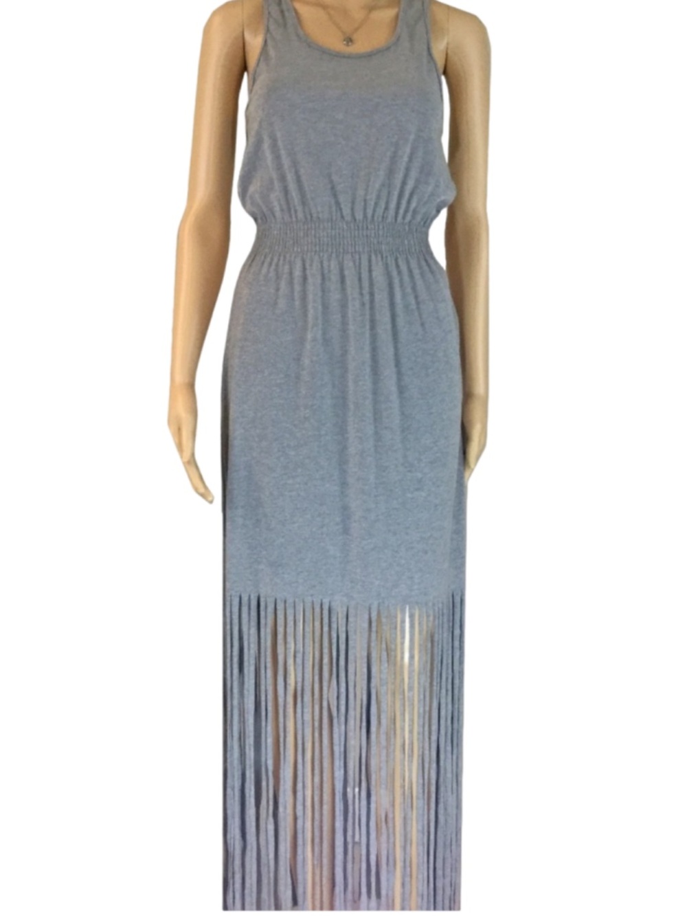 Rubbish BP Fringed Maxi Dress